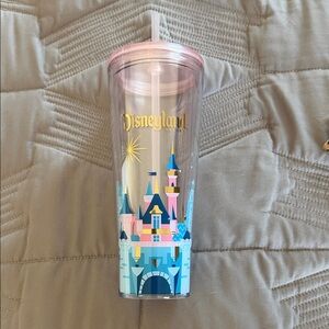 Disneyland Castle Pink & Blue Travel Tumbler